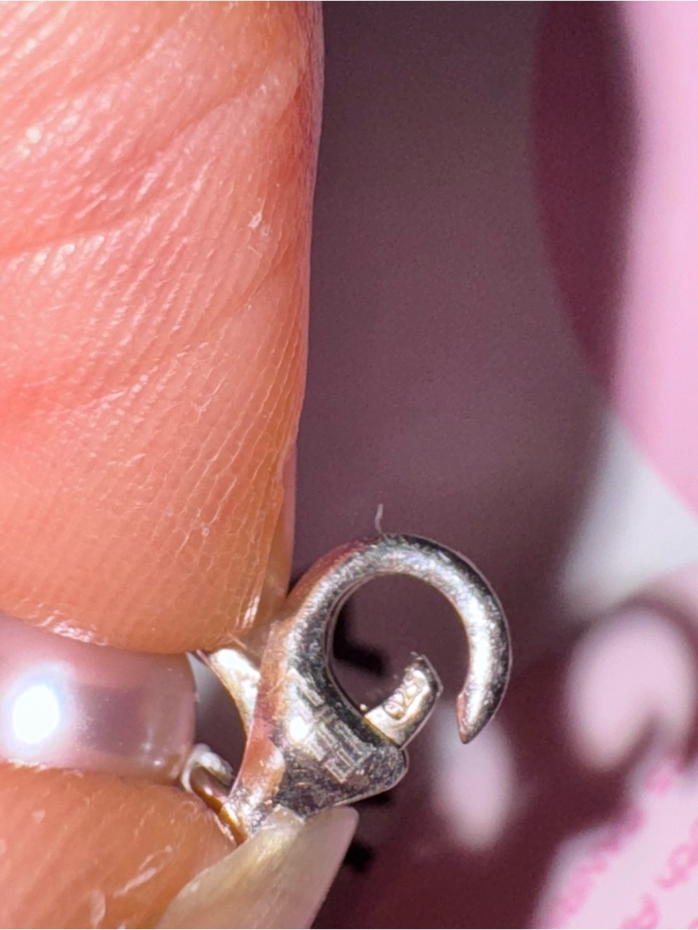 EFFY pearl rose necklace sterling silver - Picture 5 of 9